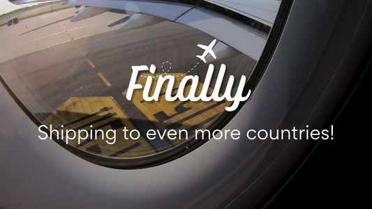 We're so excited to announce that we're shipping to even more countries!